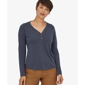 Patagonia Women’s Mainstay Henley - S Smolder Blue NWT